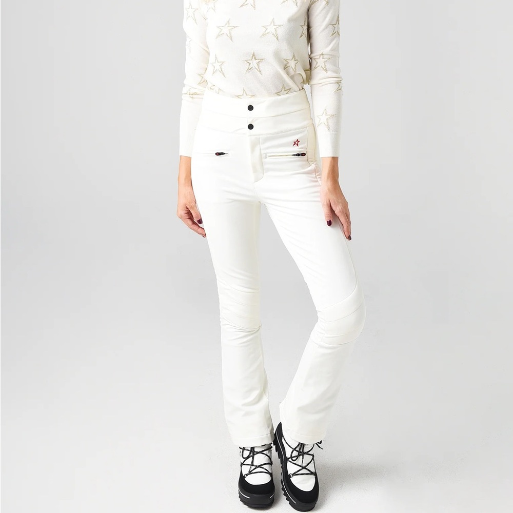 Perfect Moment High Waist Aurora Flare Ski Pants in White. Size Small. NWOT.